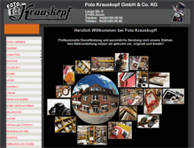 Tablet Screenshot of fotokrauskopf.de